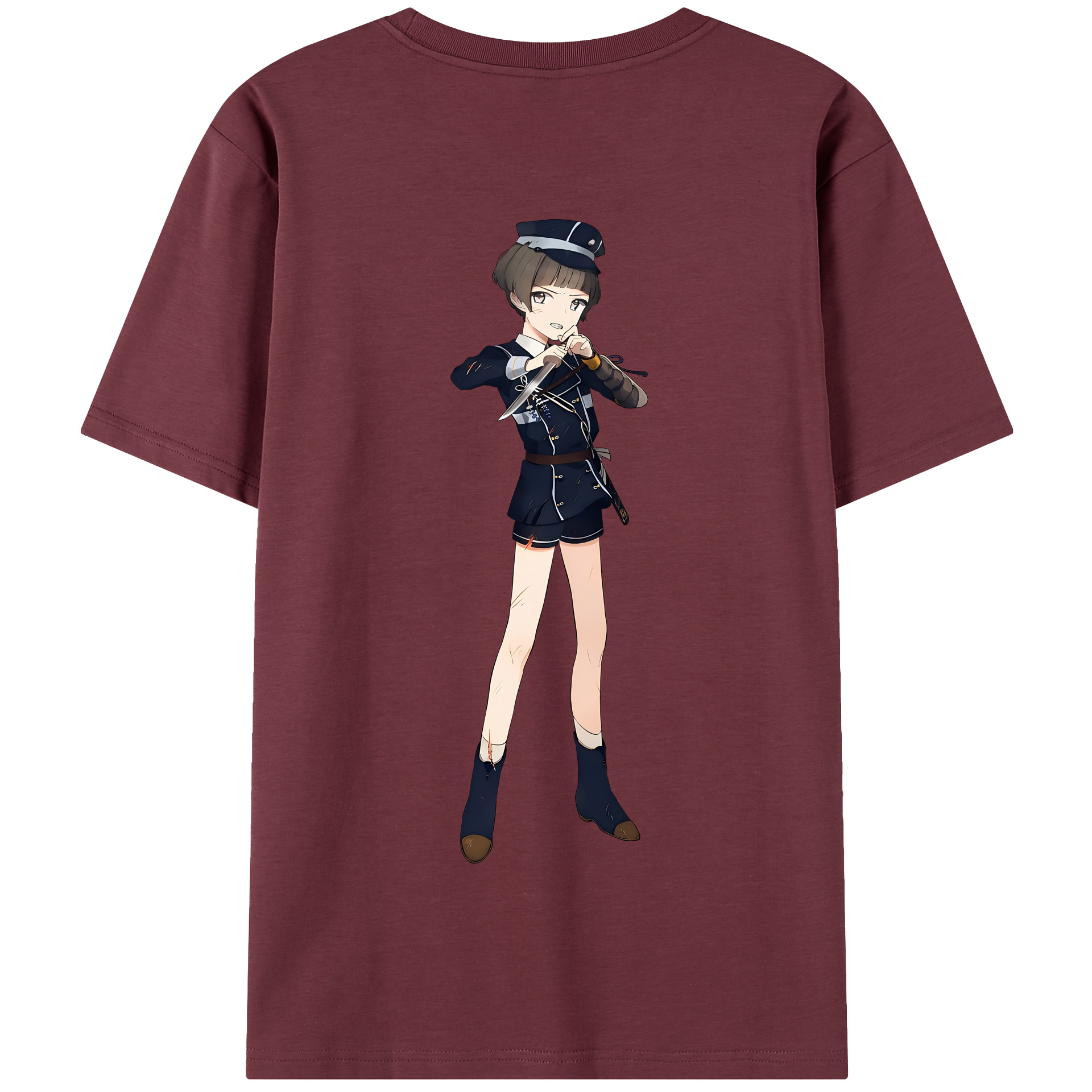 （画像用） 刀剣乱舞 Touken Ranbu 綿100％半袖Tシャツ（背面プリント）